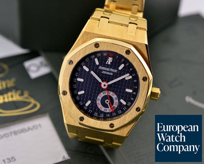Image of Audemars Piguet Royal Oak Annual Calendar Blue Dial 18K Yellow Gold