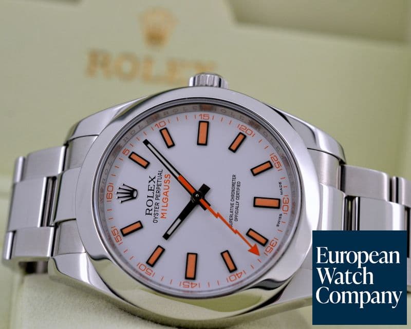 Image of Rolex Milgauss White Dial SS