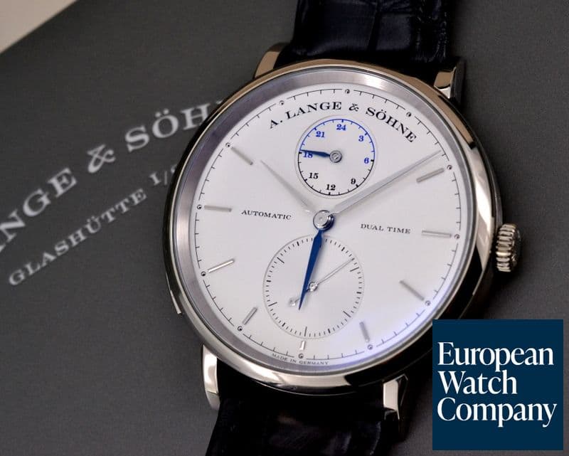 Image of A. Lange and Sohne Saxonia Dual Time 18K White Gold 