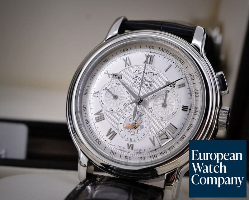 Image of Zenith Chronomaster T El Primero Moon Silver Dial SS 