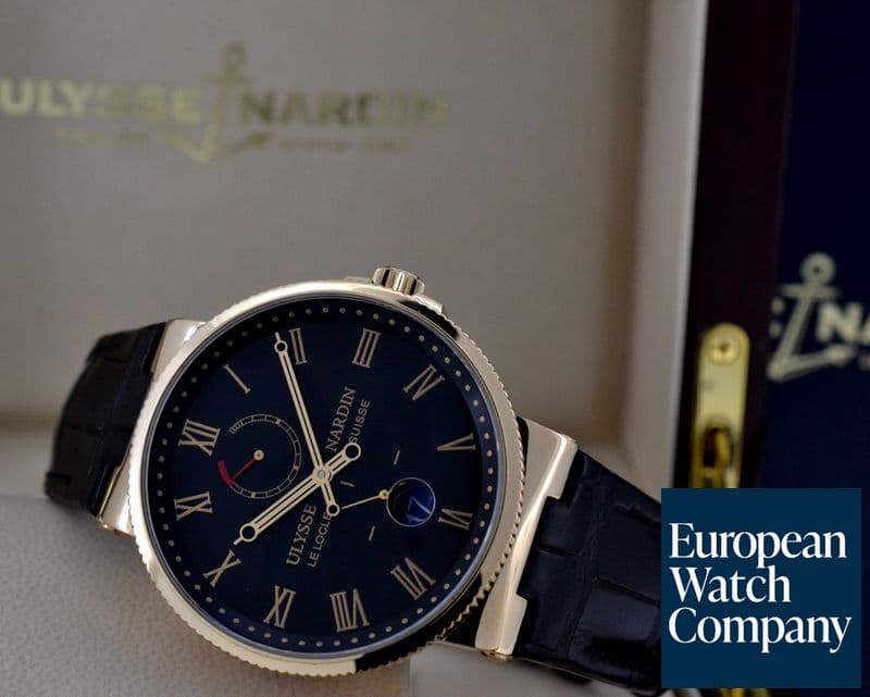 Image of Ulysse Nardin Marine Chronometer Spasskaya Tower 18k Rose Gold 