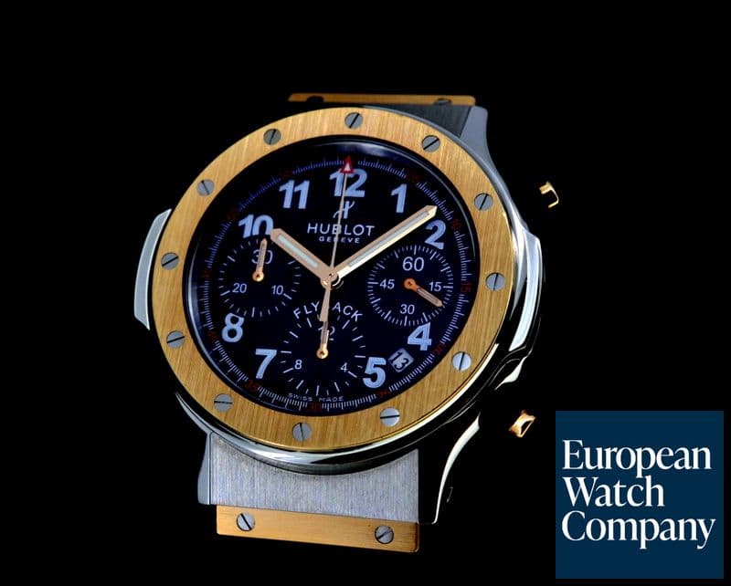 Image of Hublot SuperB Flyback Chronograph SS / 18K Rose Gold 