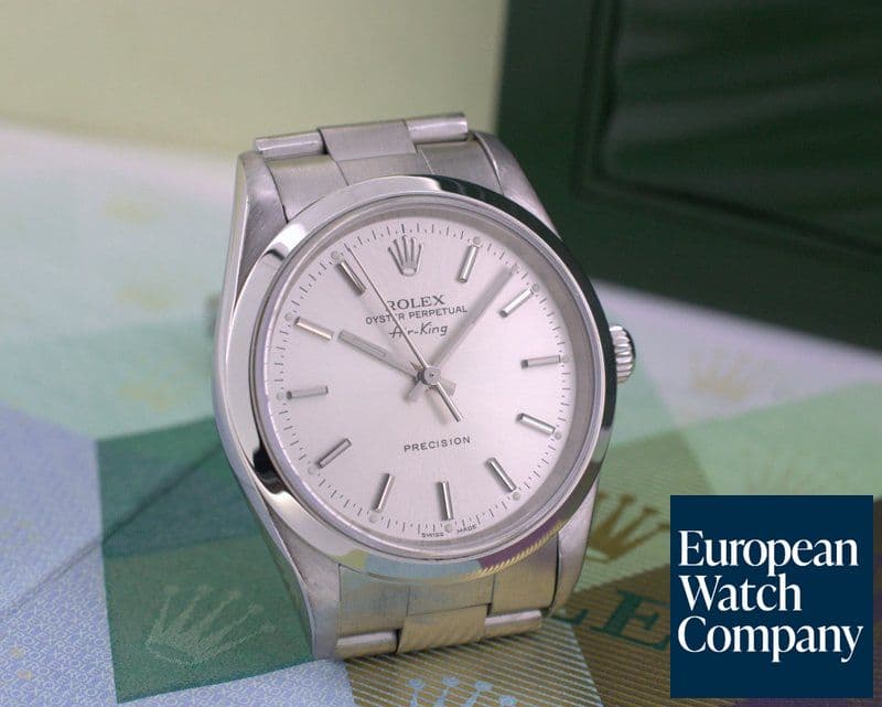 Image of Rolex Oyster Perpetual Air King SS Silver Stick 