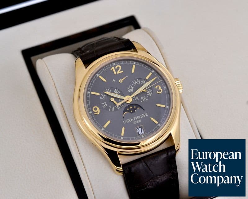 Image of Patek Philippe Annual Calendar Grey Dial 18K Yellow Gold