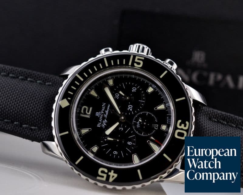 Image of Blancpain Fifty Fathoms Chronograph SS / Canvas