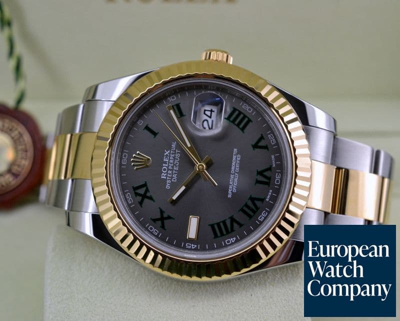Image of Rolex Datejust II 18K / SS Grey Dial 