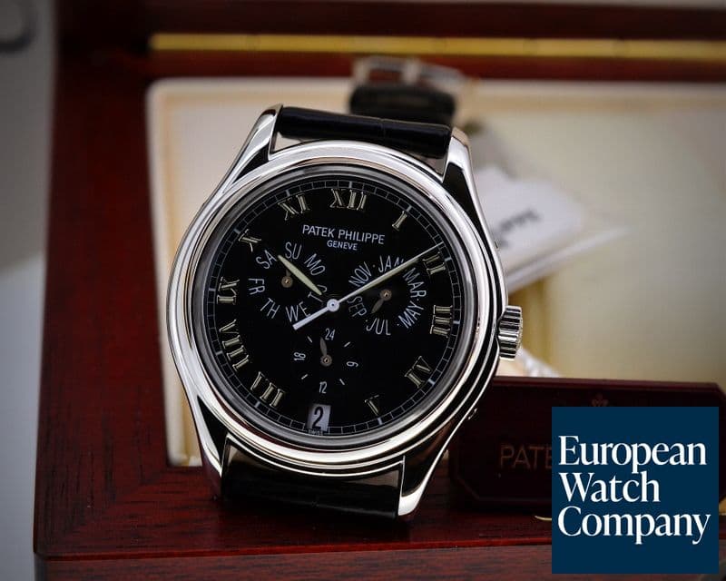Image of Patek Philippe Annual Calendar Black Dial Platinum 