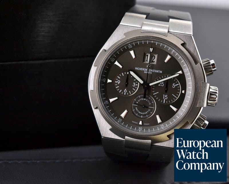 Image of Vacheron Constantin Overseas Chronograph SS Gray Dial / Rubber 