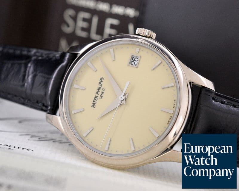 Image of Patek Philippe Calatrava Automatic Ivory Dial 18K White Gold 