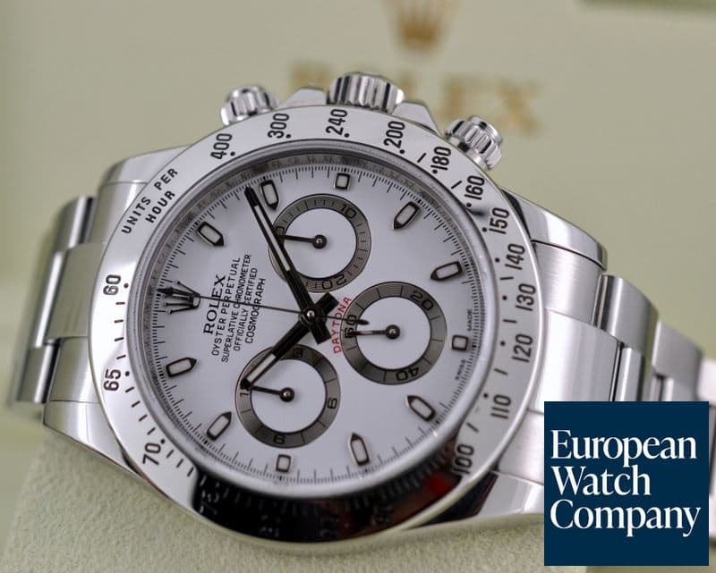 Image of Rolex Daytona SS White Dial