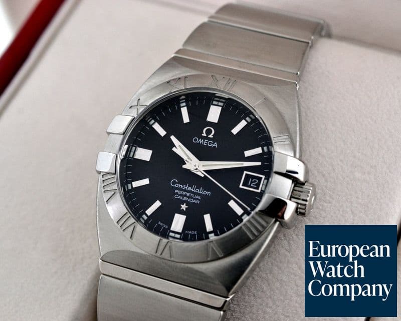 Image of Omega Double Eagle Quartz Black Dial SS
