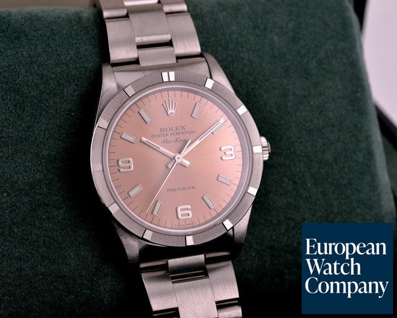 Image of Rolex Air King Precision Salmon Dial SS