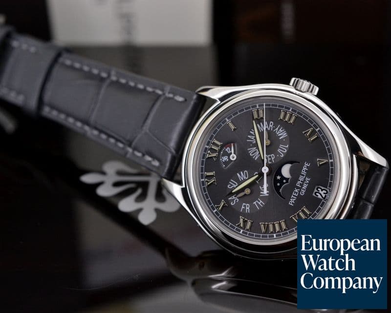 Image of Patek Philippe Annual Calendar Power Reserve Grey Dial Platinum 