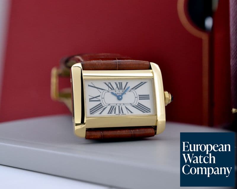 Image of Cartier Mini Divan 18K Yellow Gold