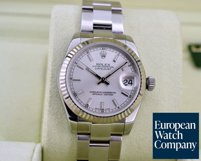 Image of Rolex Datejust Midsize Oyster Silver Dial