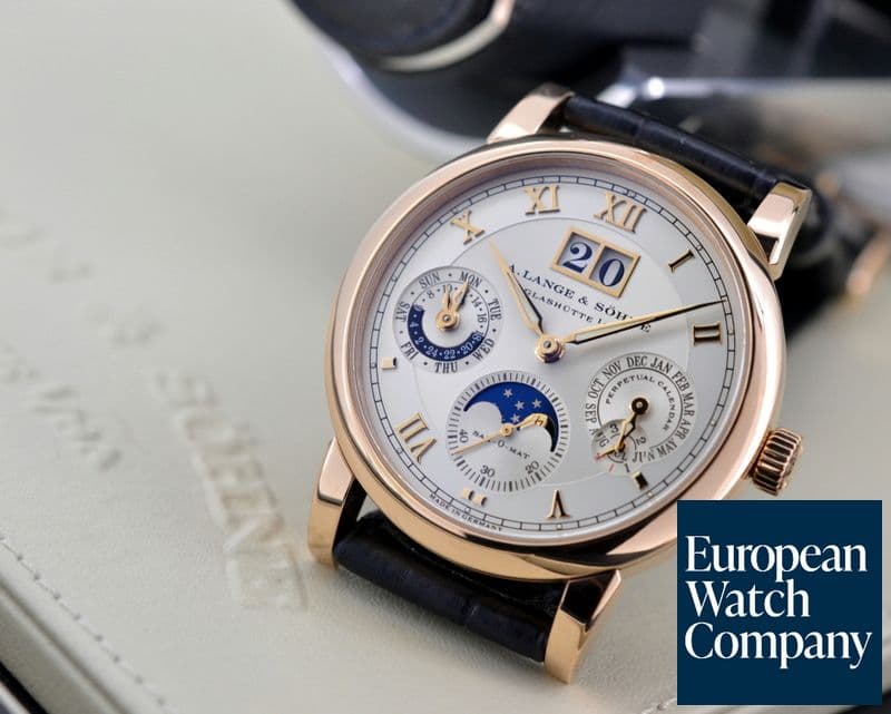 Image of A. Lange and Sohne Langematik Perpetual Calendar 18K Rose Gold