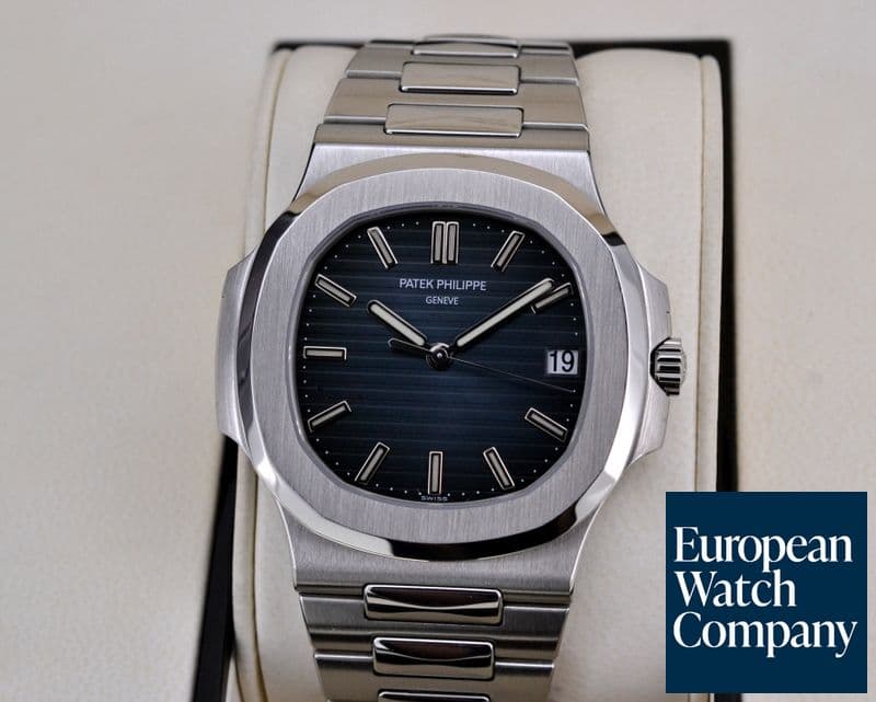 Image of Patek Philippe Jumbo Nautilus Blue Dial SS / SS  