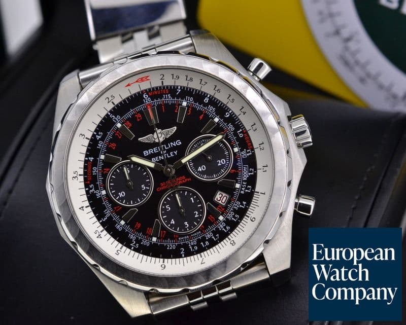 Image of Breitling Bentley Motors T Speed Black Dial SS / SS
