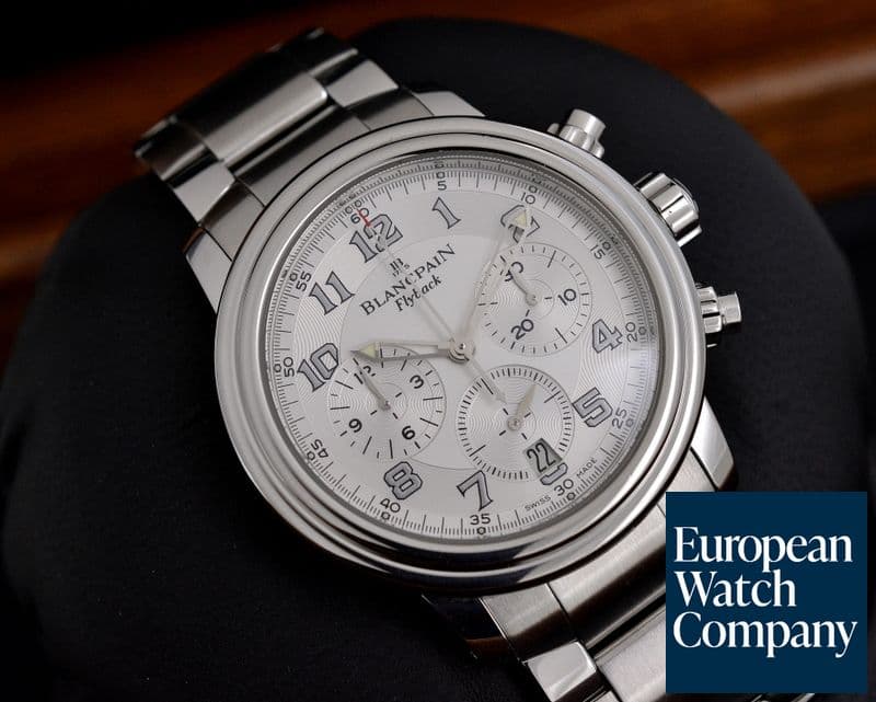 Image of Blancpain Flyback Chronograph Silver Dial SS