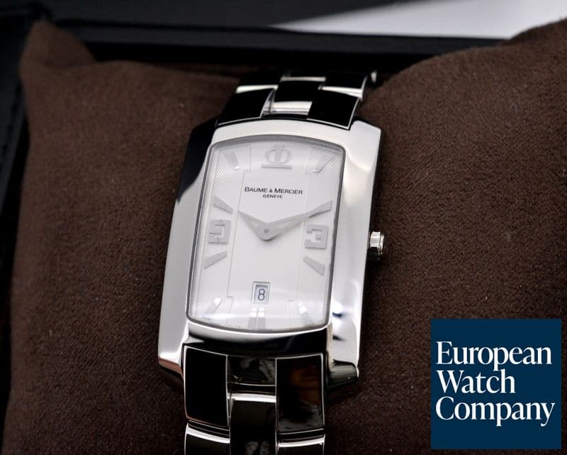 Image of Baume & Mercier Hampton Silver Dial Quarz SS / SS