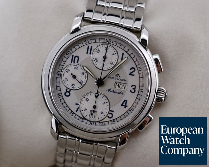 Image of Maurice Lacroix Chronograph Silver Arabic Dial SS / SS 