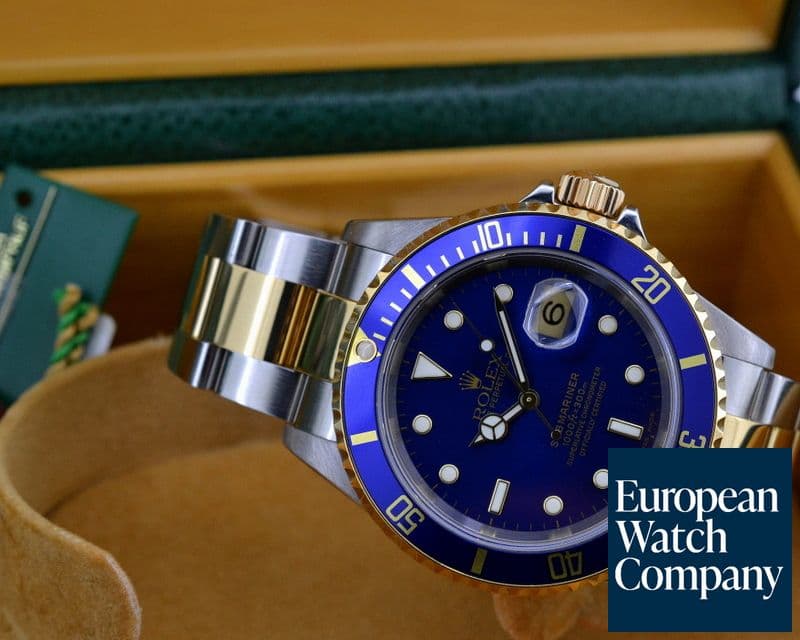Image of Rolex Submariner Blue Dial SS / 18K