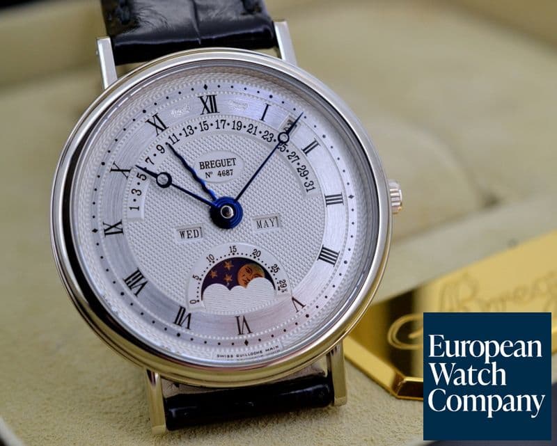 Image of Breguet Classique Retrograde Perpetual Calendar 18K White Gold