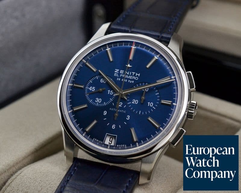 Image of Zenith Captain Chronograph 
Limited Blue Dial SS UNWORN