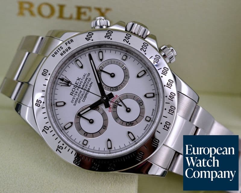 Image of Rolex Daytona SS White Dial