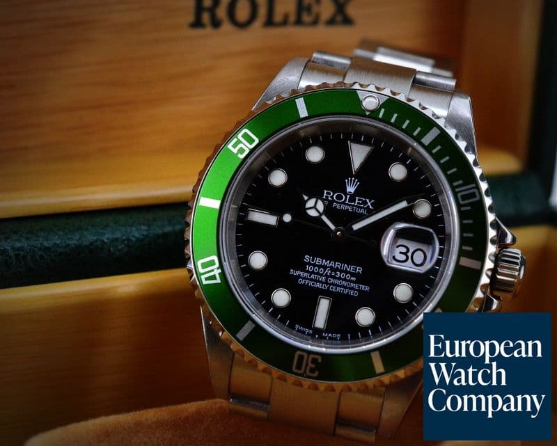 Image of Rolex Submariner 50th Anniversary SS Green Bezel
