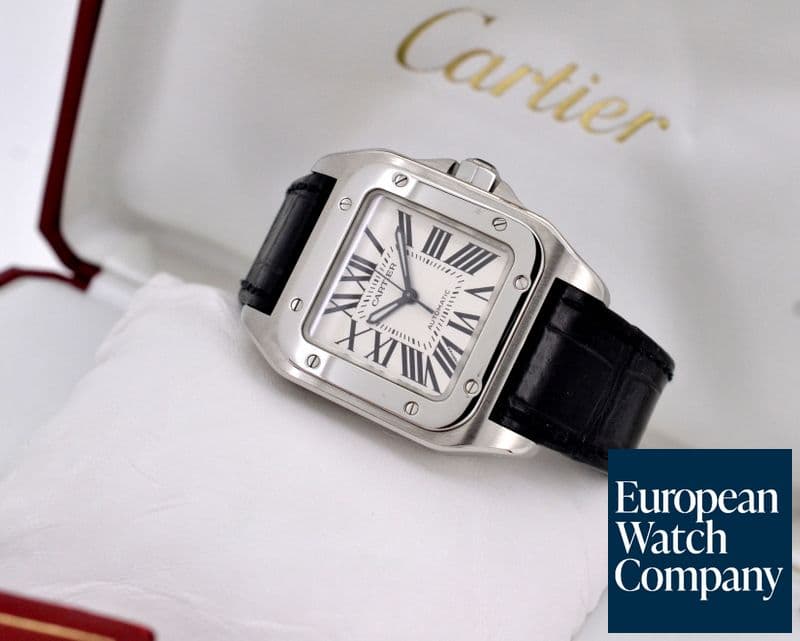 Image of Cartier Santos 100 SS Mid-Size Automatic 