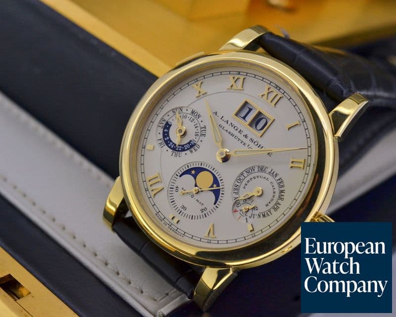 Image of A. Lange and Sohne Langematik Perpetual Calendar 18K Yellow GOld