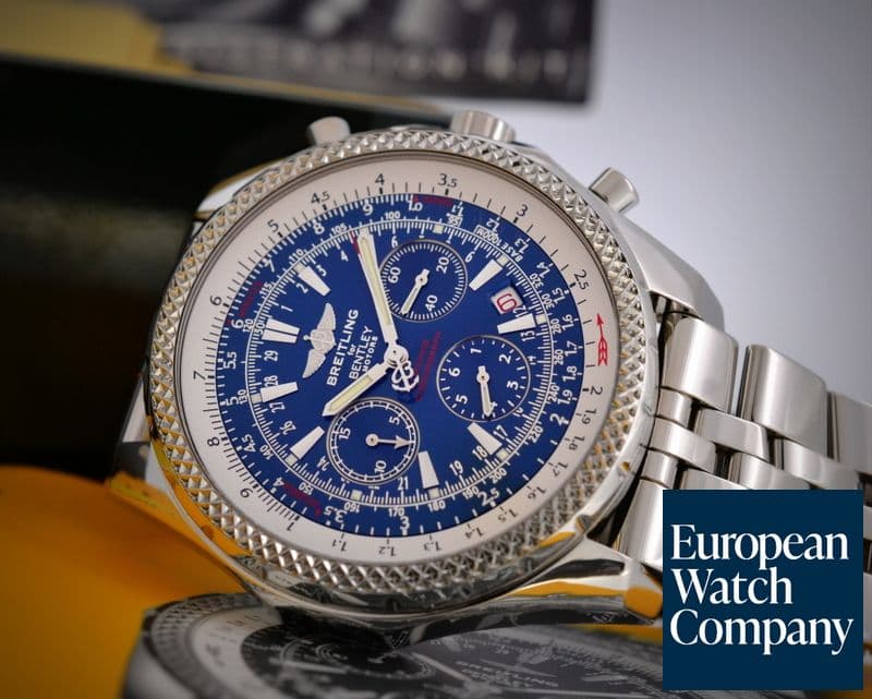 Image of Breitling Bentley Motors T Speed Blue Dial SS / SS