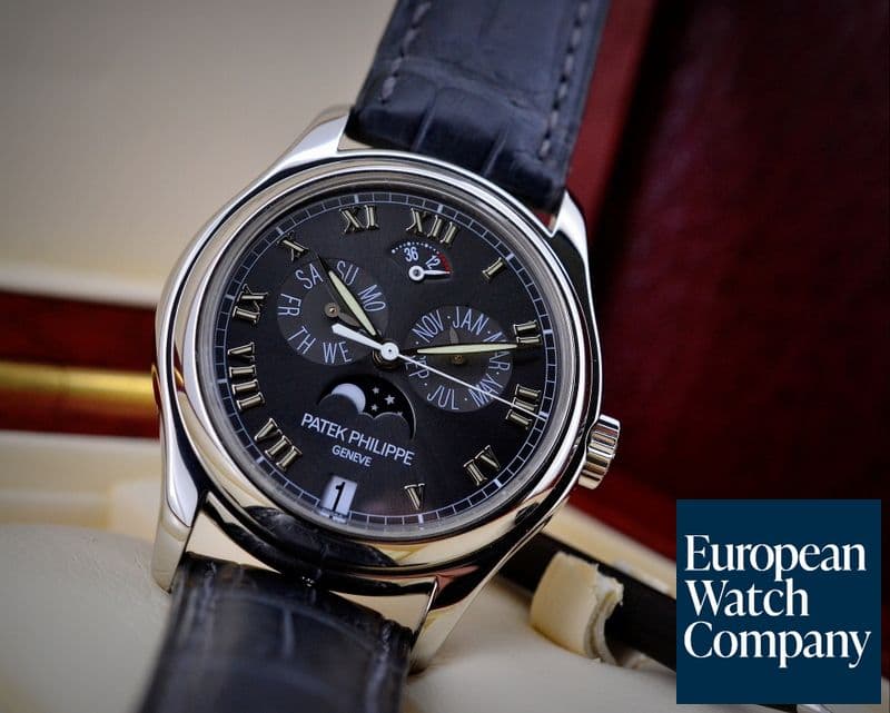 Image of Patek Philippe Annual Calendar Power Reserve Grey Dial Platinum 