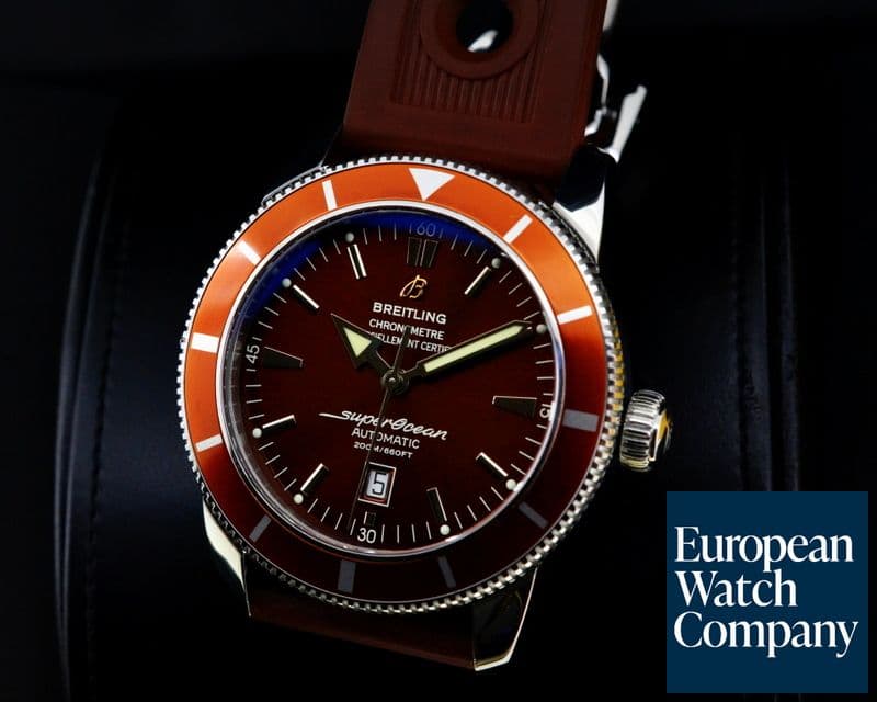 Image of Breitling Aeromarine SuperOcean Heritage 46 Bronze SS / Rubber
