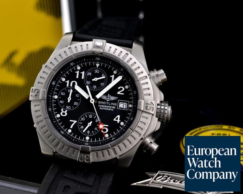 Image of Breitling Aeromarine Chronograph Avenger Black Dial / Titanium