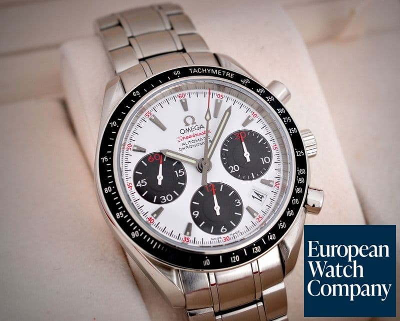 Image of Omega Speedmaster Chronograph White Dial SS / SS