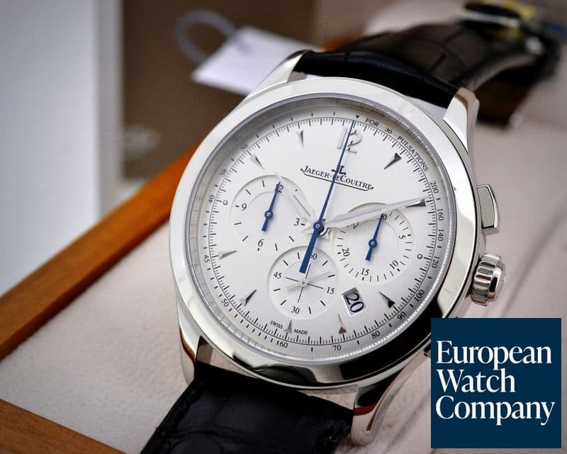 Image of Jaeger LeCoultre Master Chronograph SS Silver Dial UNWORN