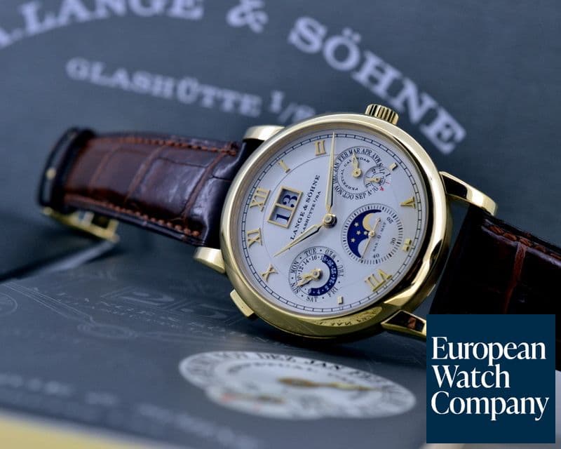 Image of A. Lange and Sohne Langematik Perpetual Calendar 18K Yellow Gold