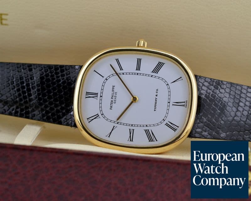 Image of Patek Philippe Golden Ellipse 18K Yellow Gold White Dial Automatic Tiffany Dial