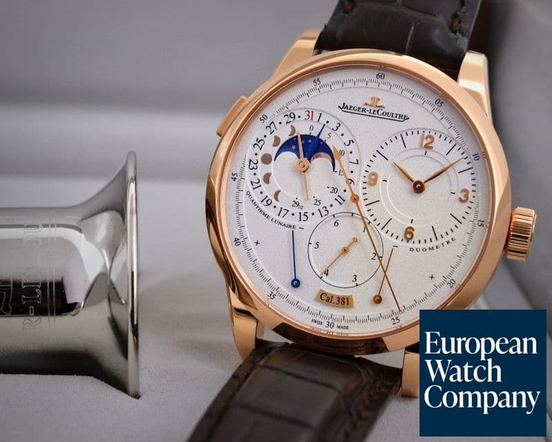 Image of Jaeger LeCoultre Duometre a Quantieme Lunaire 18K Rose Gold UNWORN