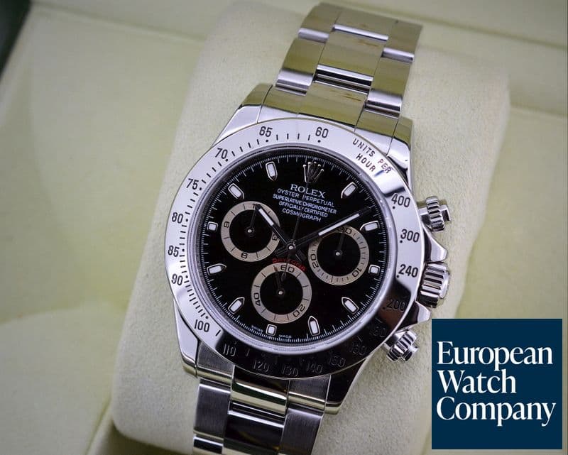 Image of Rolex Daytona SS Black Dial