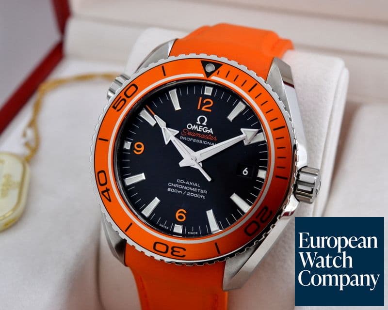 Image of Omega Seamaster Planet Ocean SS / Orange Rubber 45.5MM
