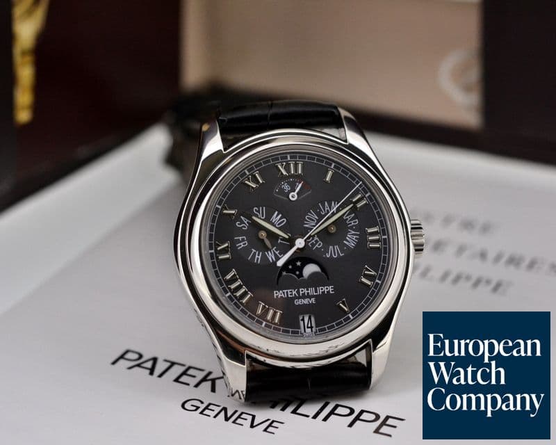 Image of Patek Philippe Annual Calendar Power Reserve Grey Dial Platinum 