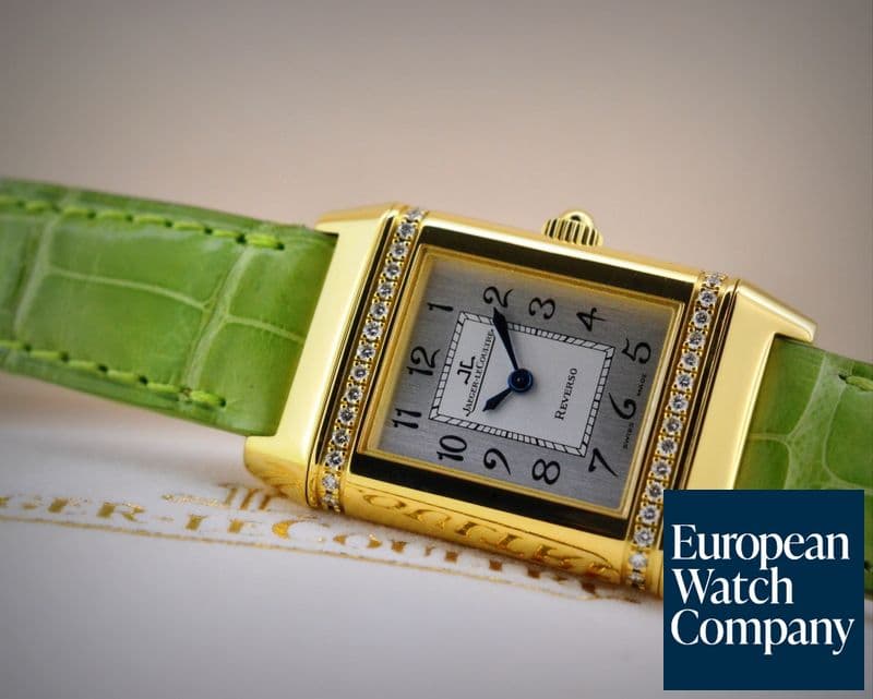 Image of Jaeger LeCoultre Reverso Florale 18K Yellow Gold 