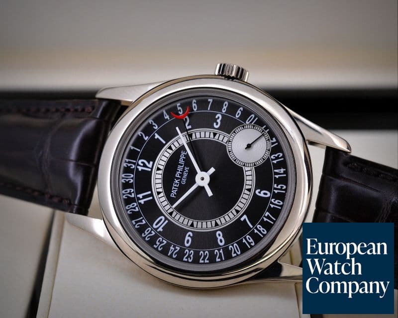 Image of Patek Philippe Calatrava Grey Dial 18K White Gold / Deployant