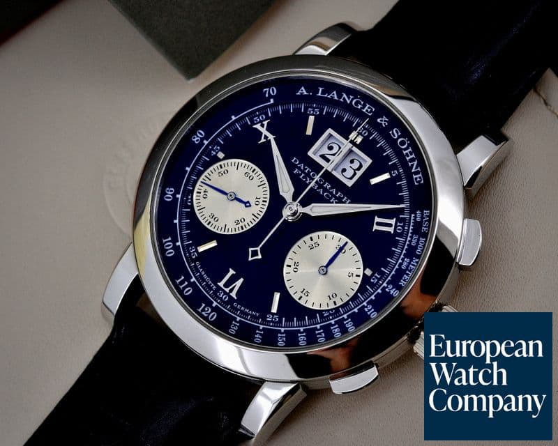 Image of A. Lange and Sohne Datograph Flyback Platinum / Deployant Buckle