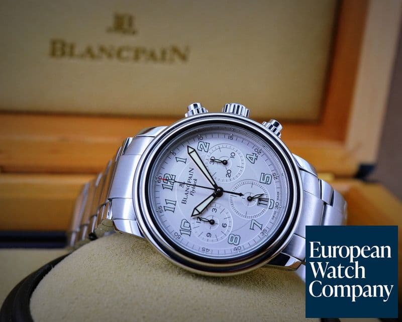 Image of Blancpain Flyback Chronograph Silver Dial "Bagatelle" Limited SS / SS