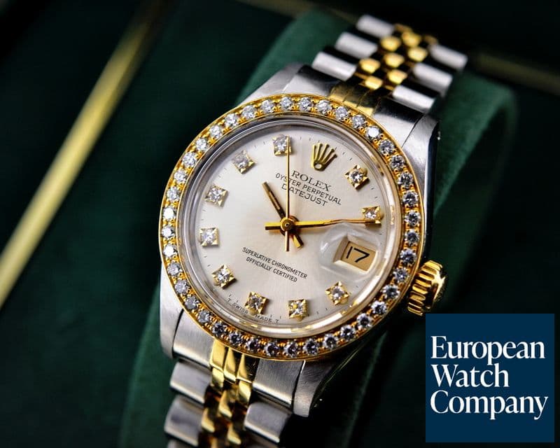 Image of Rolex Datejust 2t Diamond Bezel
Siver Dial w/Diamond Markers