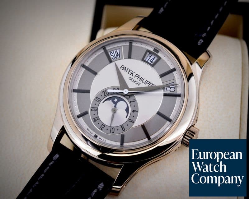 Image of Patek Philippe Annual Calendar Silver Dial 18K White Gold 

